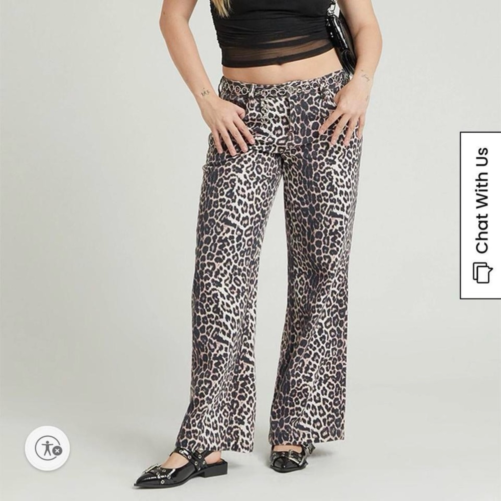 Leopard Print Women's Pants